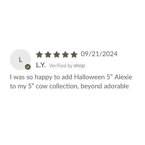 Halloween Squishmallow Alexie the Purple Cow 12” Holding Candy Corn NWT New Cute - Picture 15 of 15